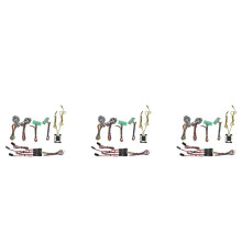 3X LED Licht Systeem voor & Achter Lamp Groep voor TRX4 2021 Bronco 1/10 RC Crawler Auto Richtingaanwijzers Remlichten