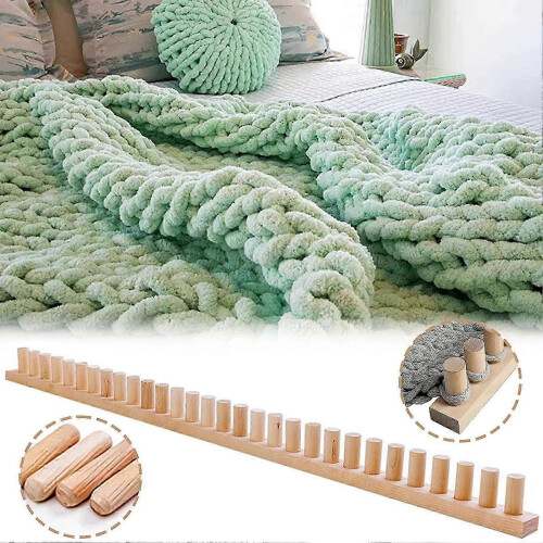 Foldable Chunky Blanket Looms Beginner Friendly Portable for Living Room 1