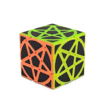 (Blue) Magic Pentacle Cube Profissional Strange-shape Stars Pentagram Magic Cube Competition Speed Puzzle Cubes Toys For Children Kids
