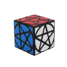 (White) Magic Pentacle Cube Profissional Strange-shape Stars Pentagram Magic Cube Competition Speed Puzzle Cubes Toys For Children Kids