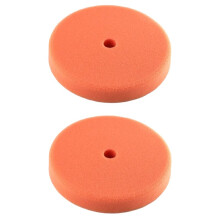 Orange Heavy-Cut Polishing Sponge Pad, 2Pc 7 Inch 175mm, for 150mm Backing Plate Compound Buffing Polishing Sponge Pads
