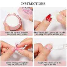 New model BORNPRETTY 32Pads/Boxed Nail Polish Removal Towel Not Hurt Nails Washing Cotton Nail