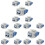 15X LC Fiber Optic Adapter LC to LC Duplex Multimode 10GB F/F  Coupler for Wall Plates, Patch Panels 1