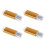 4X USB Memory Stick Flash Pen Drive U Disk for PS3 PS4 PC TV Color:Golden Capacity:64MB 1