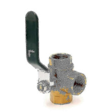3-way (l-port) Ball Valve, Lever Handle, Female (dn15 1/2') Made Of Forged Brass