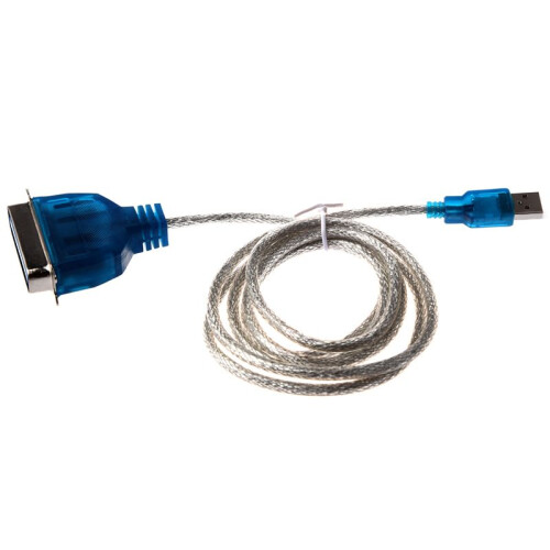 3X USB to Parallel IEEE 1284 Printer Adapter Cable PC (Connect Your Old Parallel Printer to A USB Port) 1