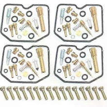 (C) Applicable suitable for Kawasaki GPX600R 1988-1995 GPX600 R GPX 600R 600 Motorcycle Carburetor Repair Kit float plunger diaphragm-jc