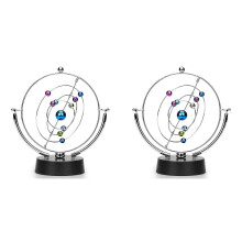 2X Kinetic Art Asteroid - Electronic Perpetual Motion Desk Toy Home Decoration
