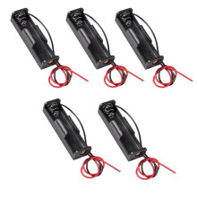 5 Stuks voor 18650 Power Bank Cases 1X 18650 Batterij Houder Opslagdoos Case 1 Sleuf Batterijcontainer met Draad Lead