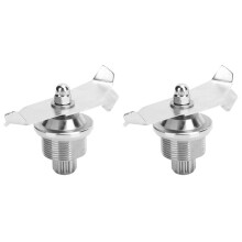 2X Messer Einheit Edelstahl Mixer Messer Einheit Ersatz Beschlag für Zubehör Teile