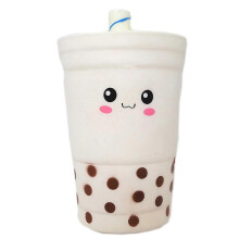 (White) Prank Milk Tea Cup Squeeze Finger Stress Toy Anxiety Fidget Autism ADD Therapy