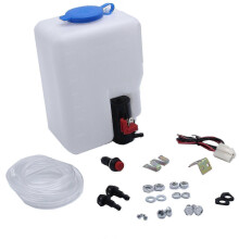 Universal Windscreen Washer Bottle Kit 12V compatible with Kit Classic Cars 110943769329 Bottle Pump Hose Switc