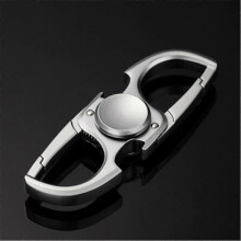 (Silver) Durable Hand Spinner Toy Fidget Pocket Toy for Adult Students Anxiety Relief