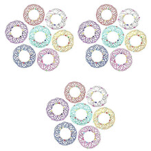 21PCS Magic Mandala Flower Basket Toy Magic Loops Wire Fidget Toy Flexible Basket Soft Magical Toys for Adults Kids