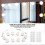 LED makeup  light suction cup installation dressing table dressing table light HB016 (Only light bulbs) 1