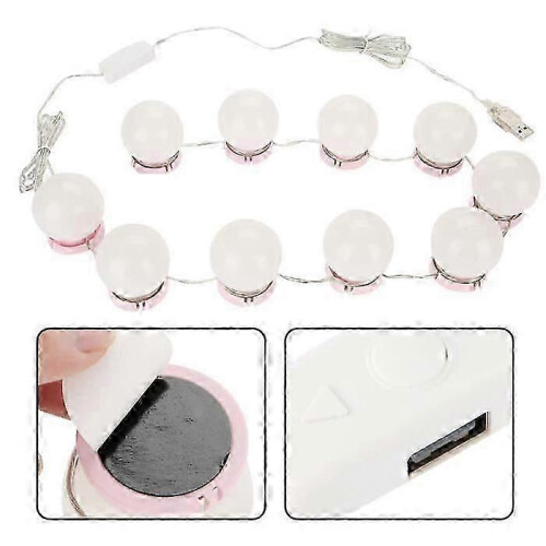 LED makeup  light suction cup installation dressing table dressing table light HB016 (Only light bulbs) 2