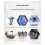 Shutter 1MP Monochrome Sensor 60 Fps Black and White OV9281 Iris Recognition Infrared Fill Light Camera Module 9