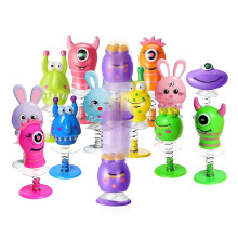 Bouncy Monsters Popper Toy with Safe Design 6cm Adhesive Suction Cup Spring Toy Bulk 36pcs Monsters Children Gifts Multicolor