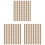 300Pcs M3 Thread Knurled Brass Threaded Heat Set Heat Resistant Insert Embedment Nut for 3D Printer 1