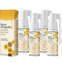 (4) Tinnitus Relief Spray Treatment Deafness Ringing Buzzing Relieve Ear Pain Itching Anti Headache Prevent Hearing Loss Health Care