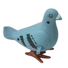 Wind Up Bird Toy with Lively Jumping Motion for Desk Decoration and Vintage Clockwork Collectible