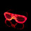 (red) Blinds luminous glasses cold light creative glasses bar party atmosphere props 1