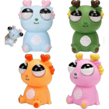 2025 Squeeze Eye Popping Out Stress Relief Cute Dragon Toy,funny Eyeball Burst Toys for Adults Stress Relief Ornaments Figure Toy,officeparty Gifts (4