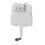 NES Home Dual Flush Concealed Cistern and Chromed Push Button 2