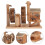 1pcs Wood Wind-up Toy 3