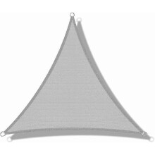 Shade Sail (HDPE) Triangular 5 x 5 x 5m Grey UV Protection for Patio Camping