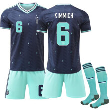 (Size 6 with socks, #L) (No. 6 KIMMICH) Germany 2026 Away World Cup Kit – Wirtz Football Jersey Set