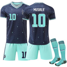 (Size 10 with socks, #20) (10 Musiala) Germany 2026 Away World Cup Kit – Wirtz Football Jersey Set