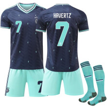 (Size 7 with socks, #S) (No.7 HAVERTZ) Germany 2026 Away World Cup Kit – Wirtz Football Jersey Set