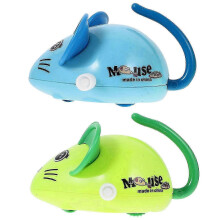 2pcs Wind-up Mouse Toy Cartoon Funny Plastic Clockwork Toy Gift for Kids Children (Mixed Color)