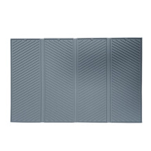 Grand tapis d'égouttage en silicone pour la cuisine - Coussinet avec bord surélevé, tapis d'égouttage pour des plans de travail propres