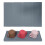 Στραγγιστικό χαλάκι σιλικόνης με υπερυψωμένη άκρη 1 συσκευασία 6