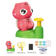 Outdoor Toys Flying Disc Launcher: Outside Toys for Kids Ages 4-8 8-12 Frog Dinosaur Butterfly Catching Game - Toy Rocket Launcher Chasing Game Gift F