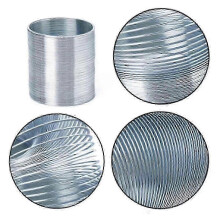 80x100mm Giant Magic Rainbow Metal Slinkys Spring Big Classic Walking Jumbo Steel Slinky Toy Spring