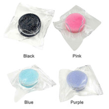 (Pink) Pink cookie shaped squishy stress relief toy with sandwich simulation