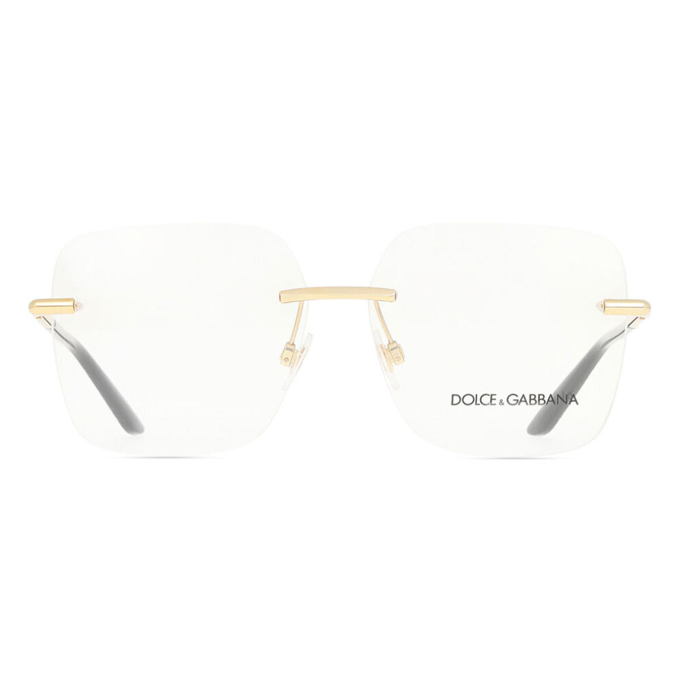 Dolce & Gabbana , Glasses, Female, Yellow, 57 Mm, Square Glasses - Image 4