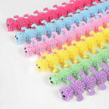 Set of 6 Sensory Toys Stretch Toys, Caterpillar Caterpillar Noodle Unicorn Toys for Stress Relief, Calm and Relax Gift (Caterpillar Style)