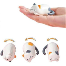 3Pcs Wind Up Cat Toys Set, Rolling Fidget Cats for Kids and Adults, Stress Relief Desk Figures