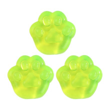 (Green) 3Pcs Stress Relief Cat Paw Fidget Toys
