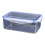 BPA-Free rectangular plastic food containers with lids 1