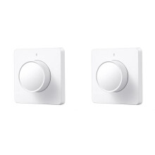 2X Tuya Zigbee Dimmer Lichtschalter Dimmpanel Wand für 220-240 V Funktioniert mit Alexa Home APP Zigbee