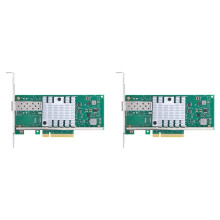 2X PCIE 10G SFP+ Netzwerkkarte für Main Control, Volle Höhe Universell, 10G Rate, PCIE X8 Single SFP+ Netzwerkkarte NIC