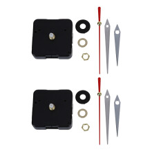 2X Movimento Al Quarzo del Meccanismo 'Orologio 6 Riparazione DIy Della Rosa Delle Mani D'Argento