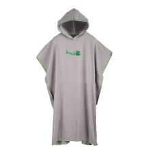 (Gray) Microfiber Towels Diving Suit Change Robes Poncho Hood Quick-drying Hooded Towel Absorbent Sweat-absorbent Swim Robe Beach Towel