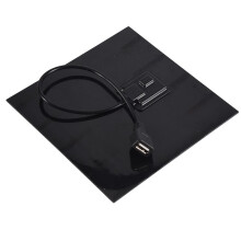 5X Zonnepaneel Aangedreven Ventilator Draagbare 5W 4 Inch Kas Solar Afzuigventilator voor Kantoor Outdoor