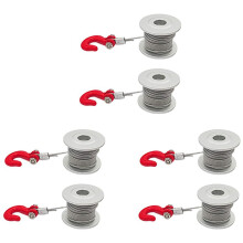 6 STUKS 25T Stuurinrichting Servo Lier Wiel Drum voor 1/10 RC Crawler Auto TRX4 Axiale SCX10 90046 D90 D110